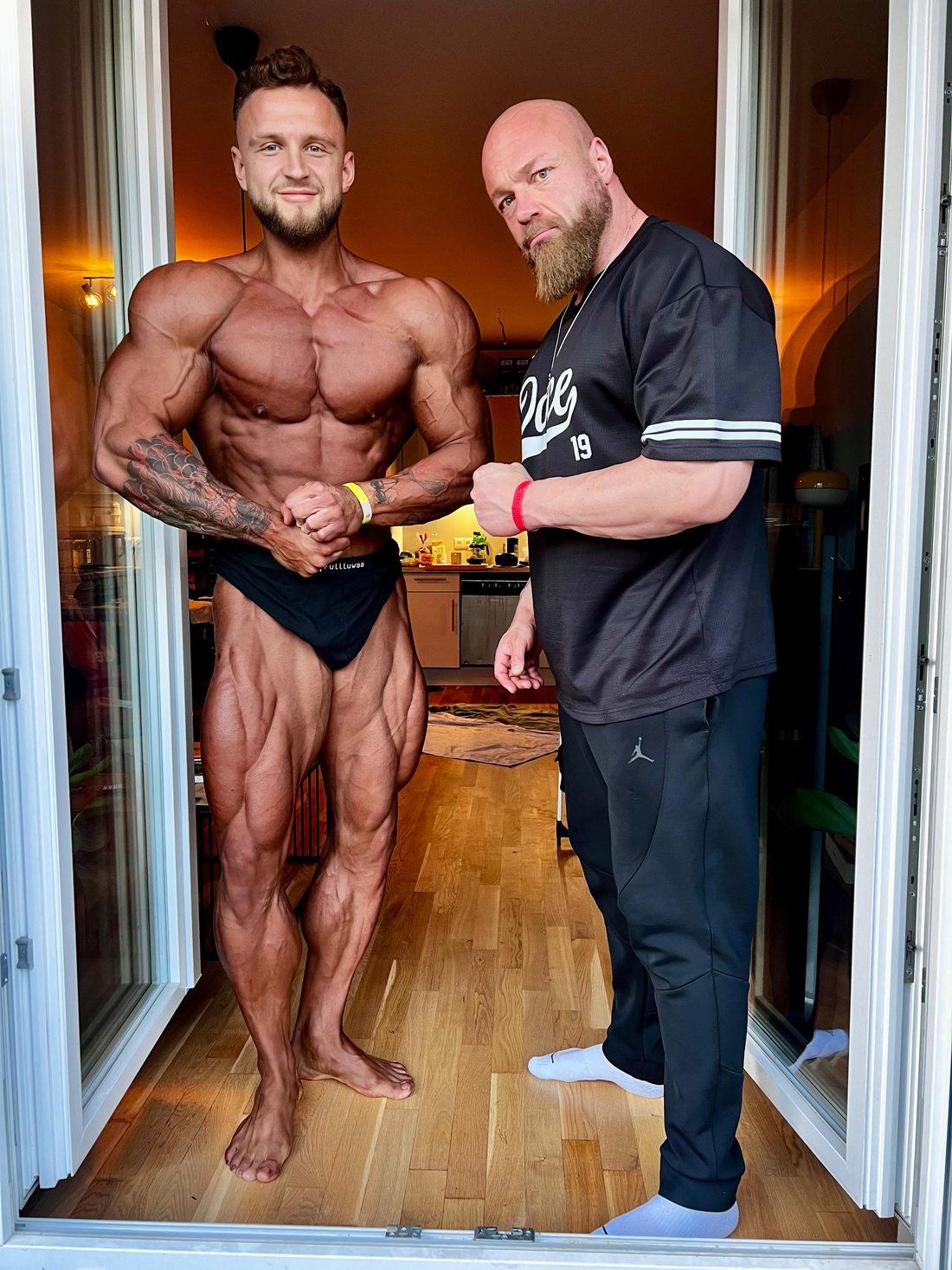 Johannes beim Coaching im Gym