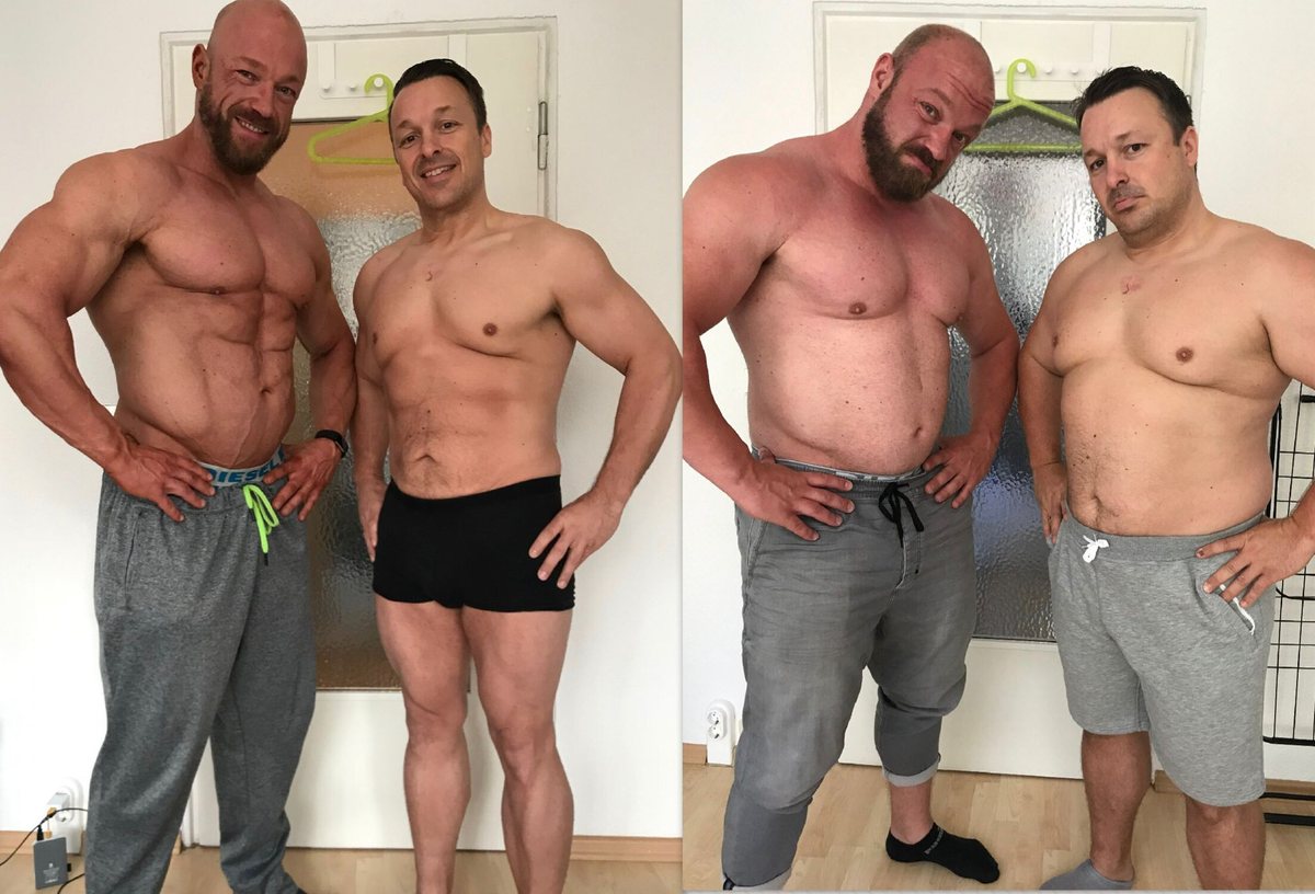 Transformation eines Klienten, vorher und nachher